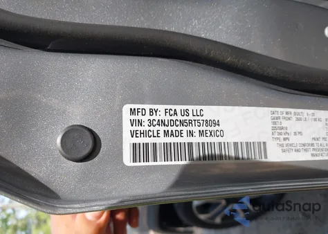 2024 Jeep Compass Limited 4X4 from USA, damaged, VIN 3C4NJDCN5RT578094